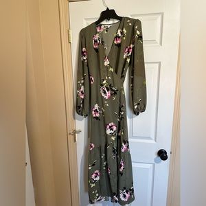 BAR III Floral-Print Dress | LARGE